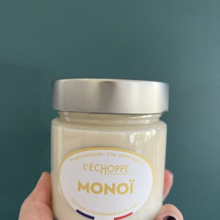 bougie parfum monoï