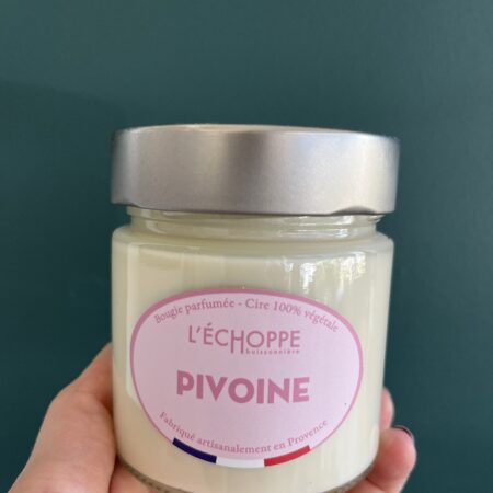 Bougie parfum pivoine