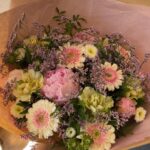 bouquet de fleurs pastel